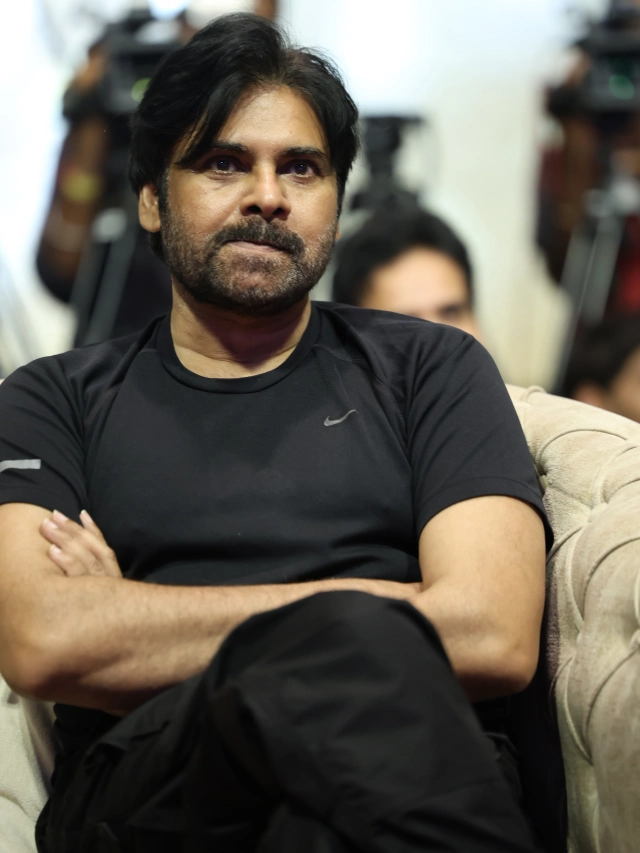 Pawan Kalyan Stylish Looks in OG Success Meet