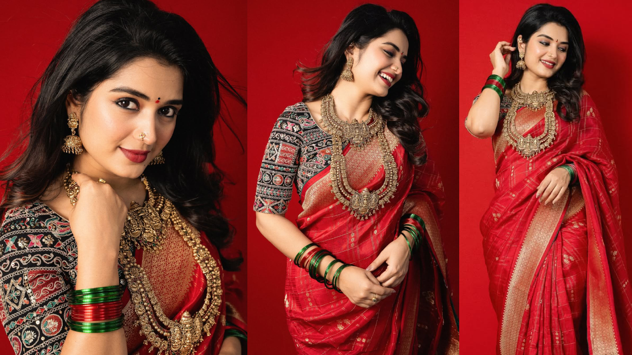 Priyanka Jain: శారీలో సీరియల్ బ్యూటీ అందాలు.. ప్రియాంక జైన్ క్యూట్ ఫోటోలు