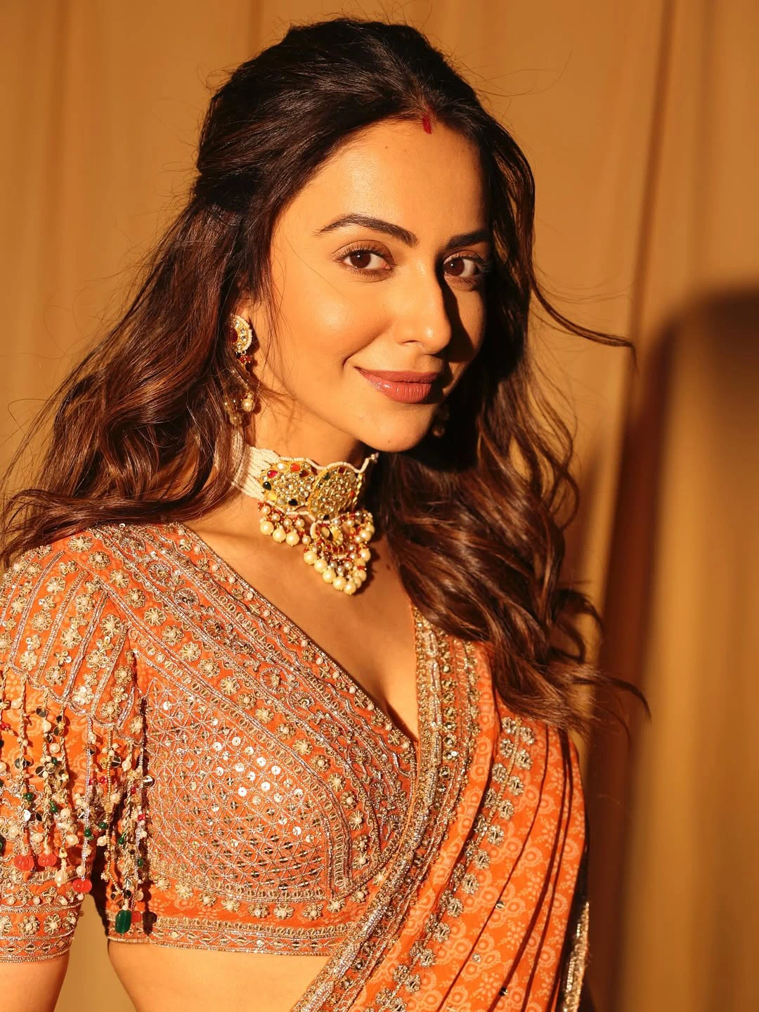 Rakul Preet Singh Celebrates Karwa Chauth with Jackky Bhagnani