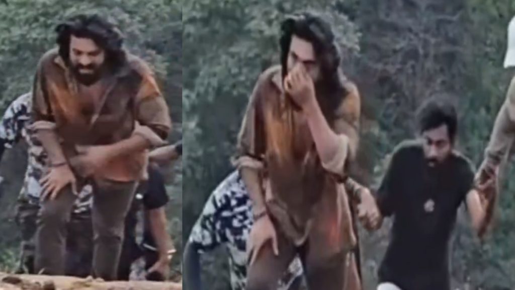 Ram Charan's Peddi movie song shooting video leaked