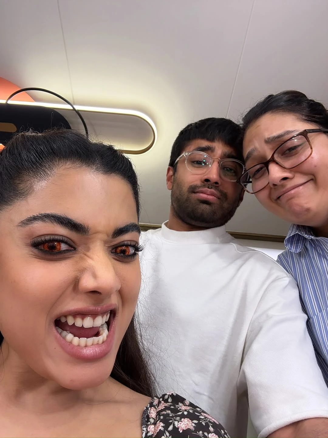 Rashmika Mandanna Thamma Movie Working Stills