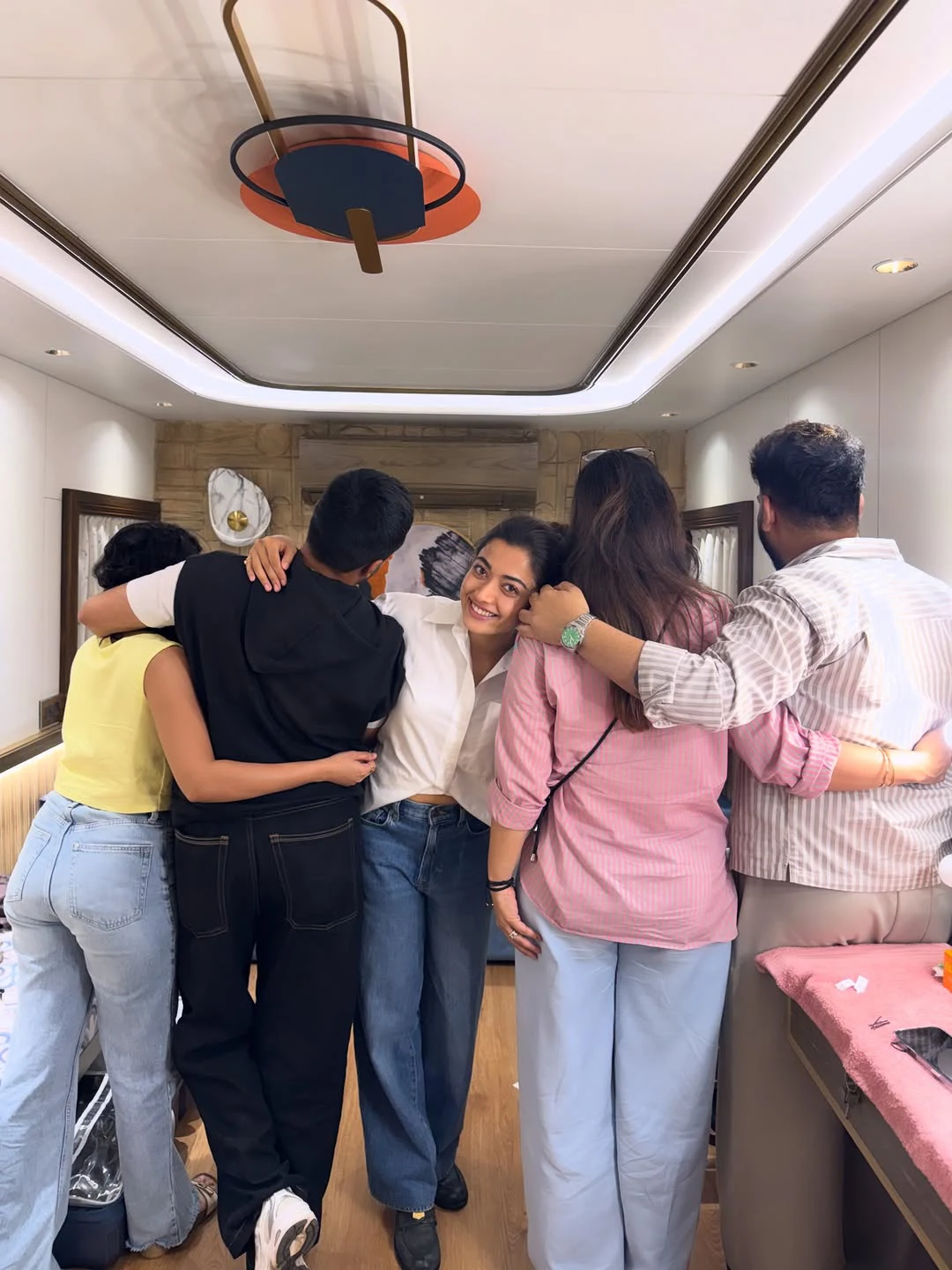 Rashmika Mandanna Thamma Movie Working Stills