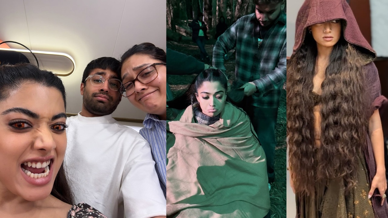 Rashmika Mandanna : ‘థామా’ సినిమా వర్కింగ్ స్టిల్స్ షేర్ చేసిన రష్మిక మందన్న.. ఫోటోలు చూశారా?