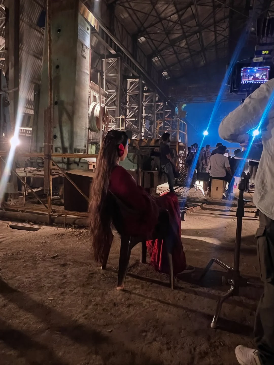 Rashmika Mandanna Thamma Movie Working Stills