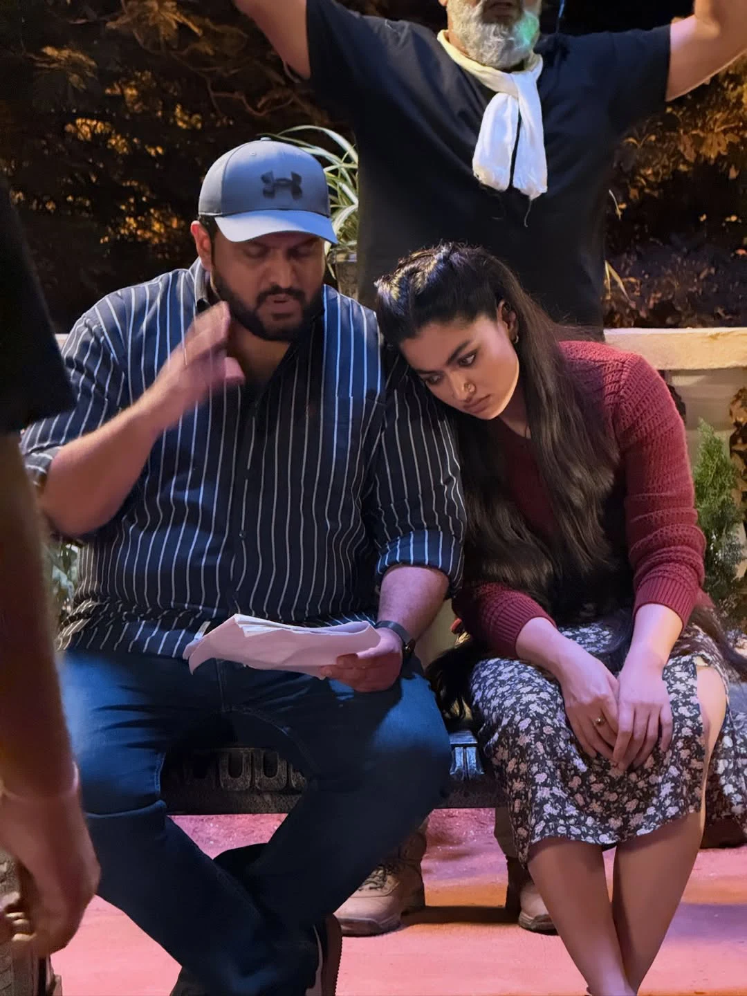 Rashmika Mandanna Thamma Movie Working Stills