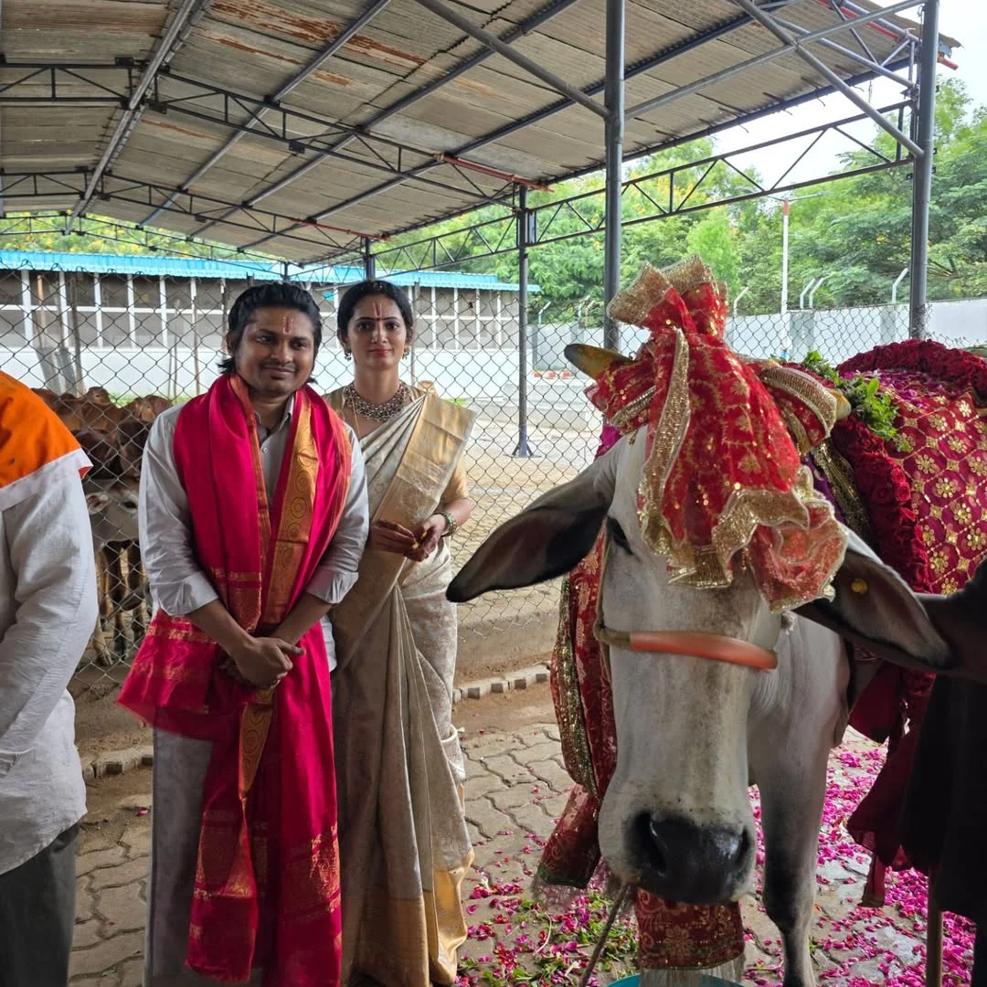 Jabardasth Rocking Rakesh Perform Cow Pooja