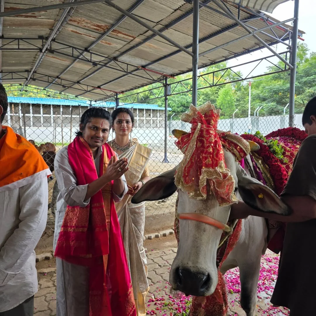 Jabardasth Rocking Rakesh Perform Cow Pooja