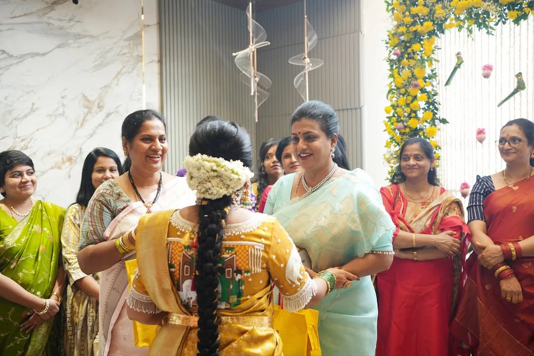 Roja Attends Anchor Lasya House Warming Ceremony