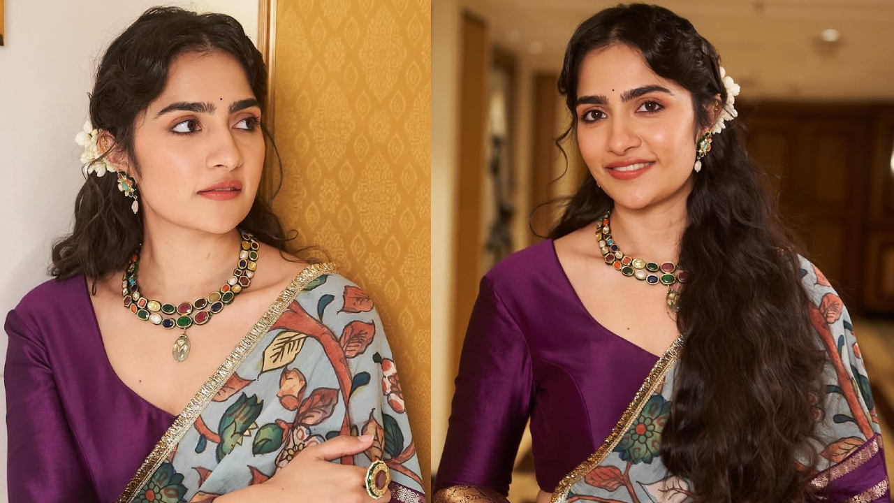 Rukmini Vasanth: వైలెట్ కలర్ డ్రెస్ లో వయ్యారి భామలా.. రుక్మిణి క్యూట్ ఫోటోలు