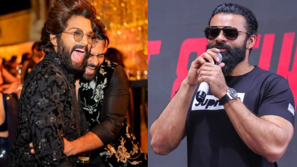 Sai Durga Tej's comments on Allu Arjun are going viral on social media.