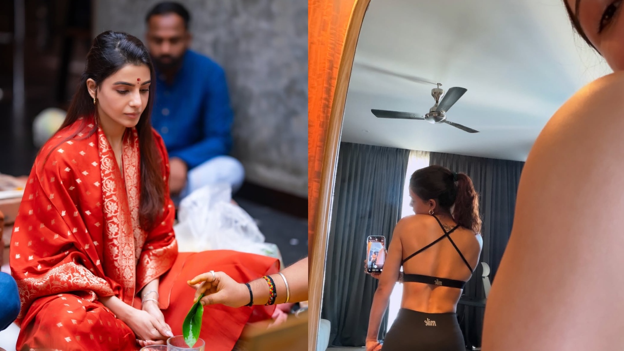 Samantha : సమంత లేటెస్ట్ ఫొటోలు.. ఓ వైపు పూజలు.. మరో వైపు జిమ్..