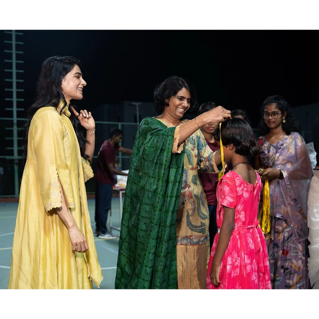 Samantha Diwali Celebrations with Pratyusha Support Foundation