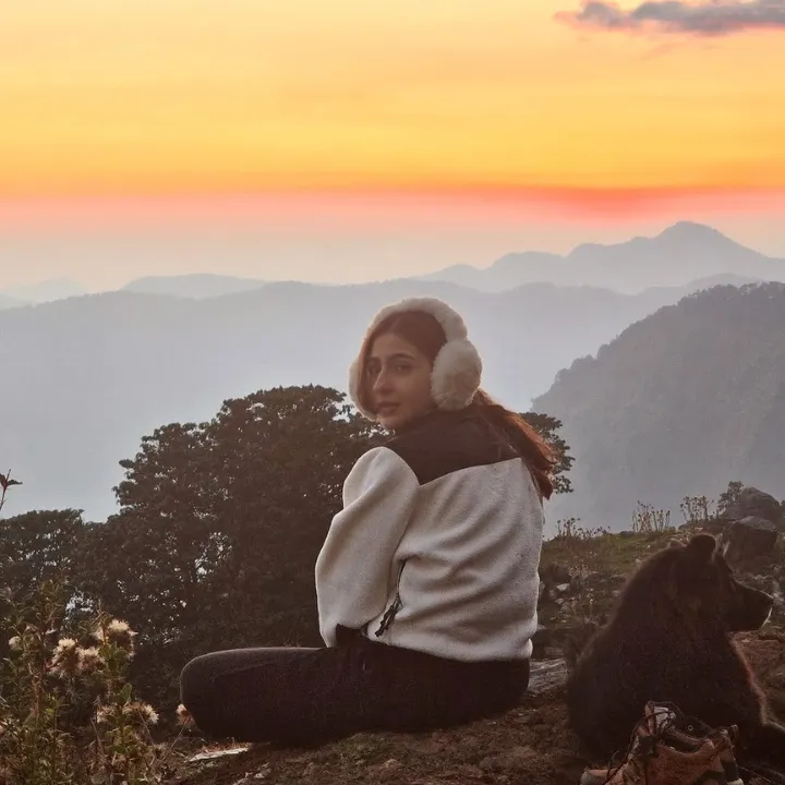 Sara Ali Khan Kedarnath visited Photos