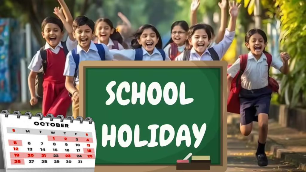 School Holidays in October 2025 List