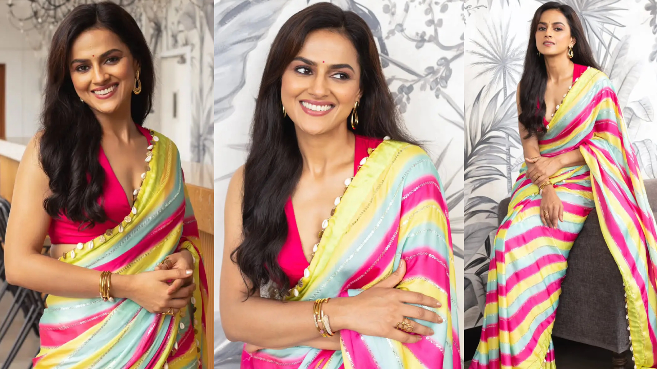Shraddha Srinath: కలర్ ఫుల్ శారీలో కవ్విస్తున్న శ్రద్ధ శ్రీనాథ్.. ఫోటోలు