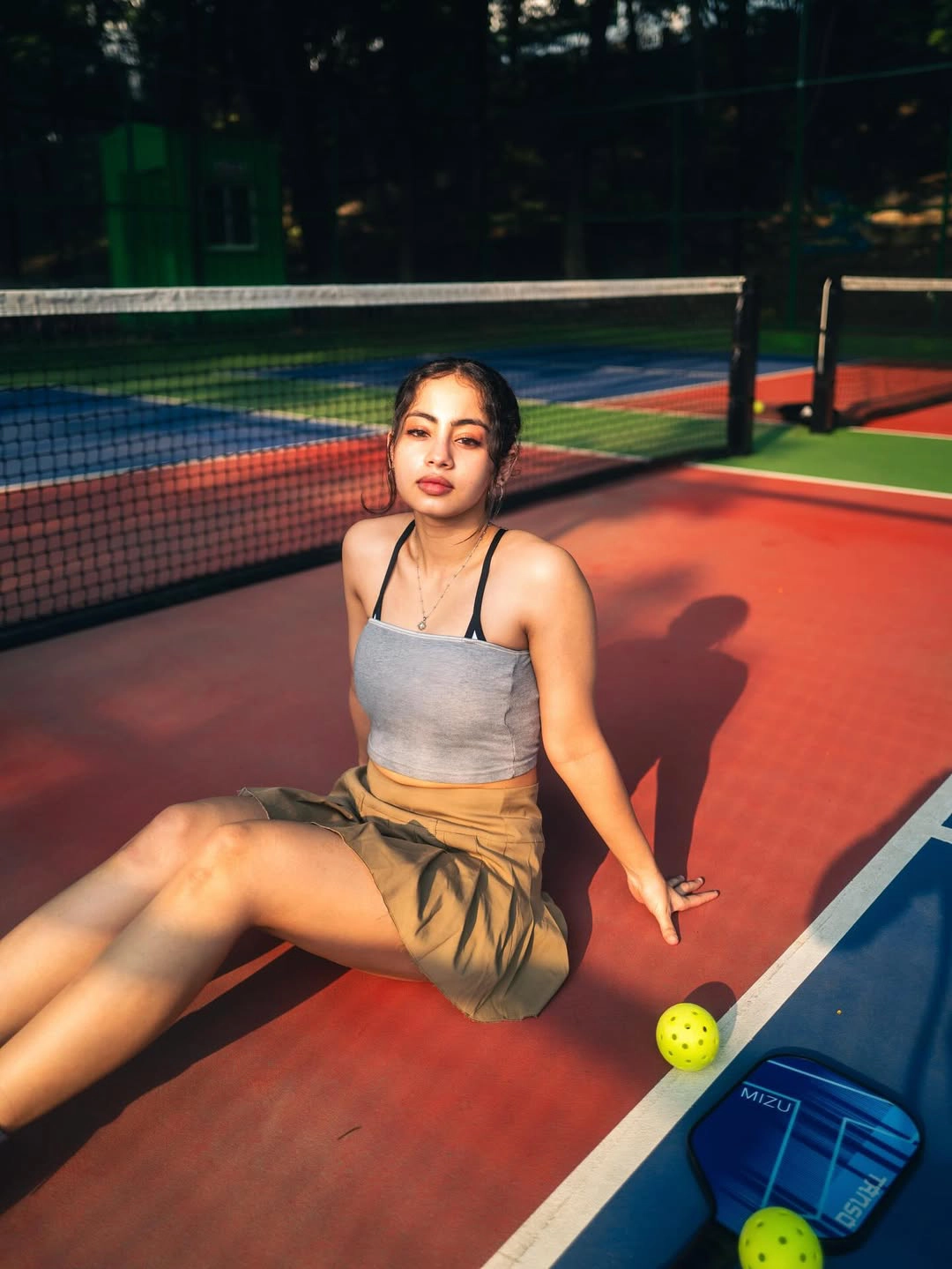 Shriya Kontham Sizzling Photos in Short Skirt