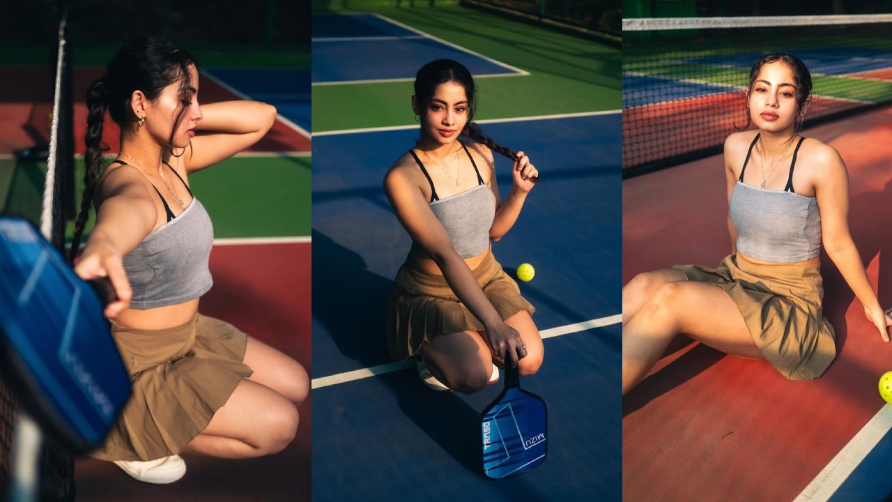 Shriya Kontham : షార్ట్ స్కర్ట్ లో హాట్ ఫోజులతో.. పికెల్ బాల్ కోర్ట్ లో సందడి చేస్తున్న శ్రియ కొణతం..