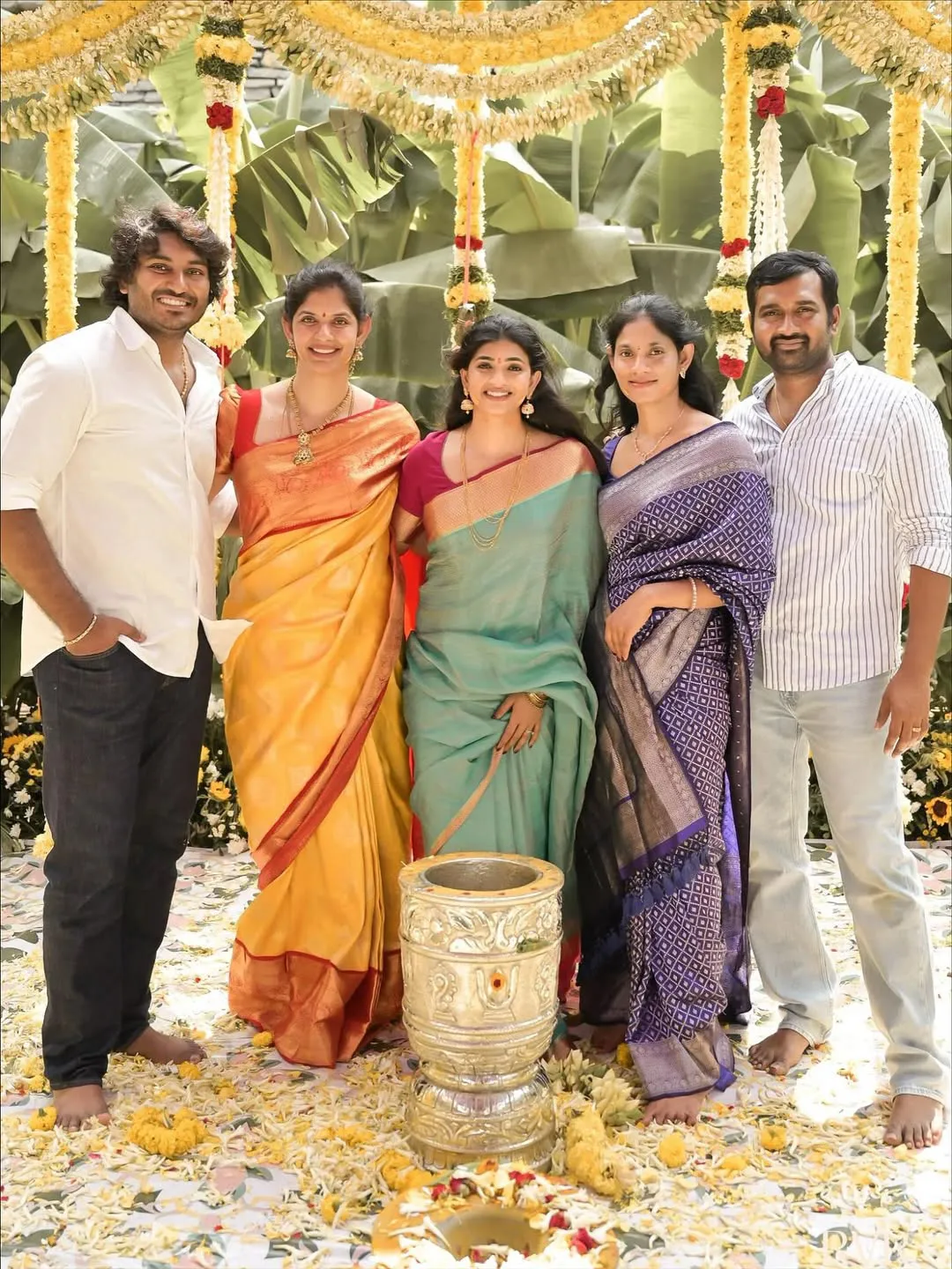 Nara Rohith Love Siree Lella Family Started Wedding Works