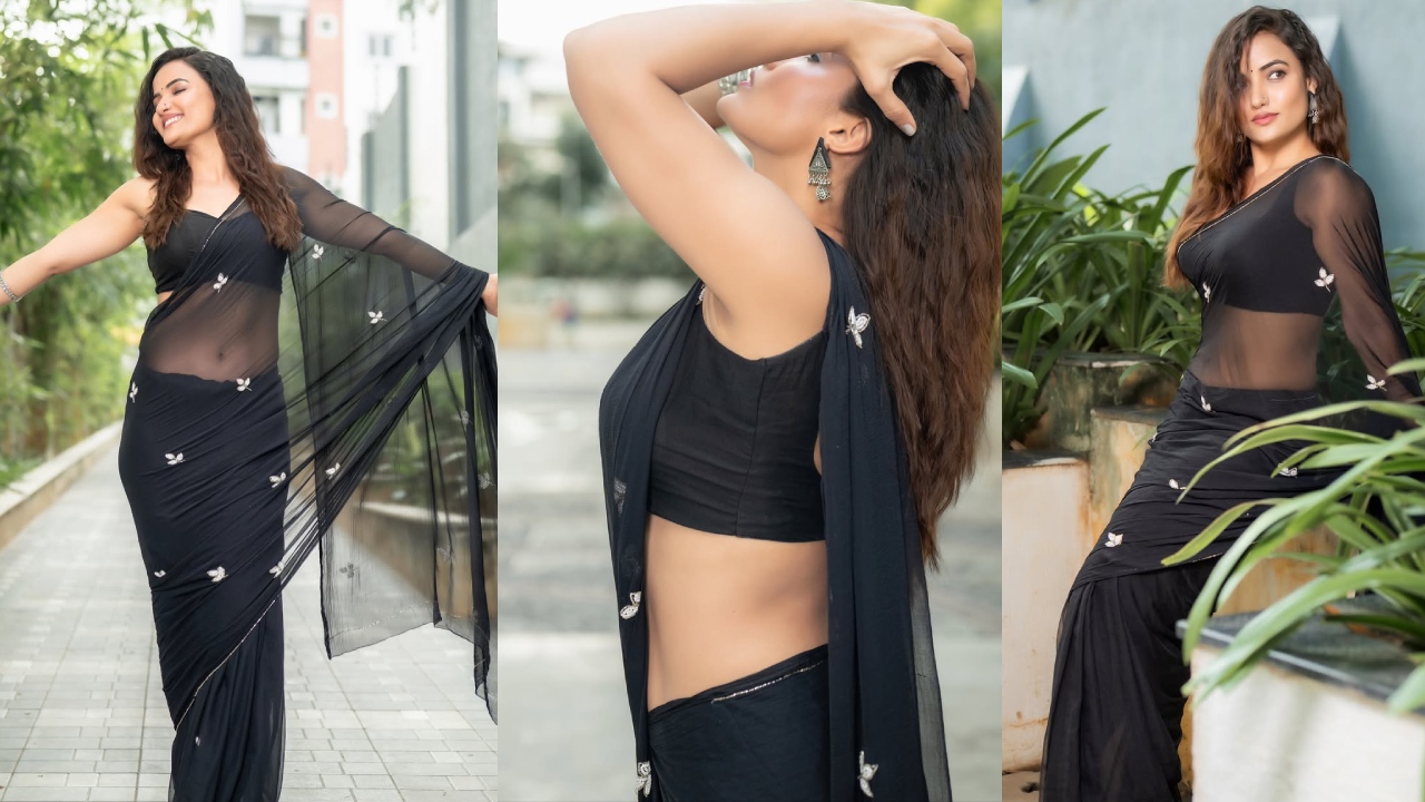 Siri Hanumanthu : నలుపు చీరలో నగుమోము అందాలతో.. సిరి హనుమంతు ఫొటోలు..