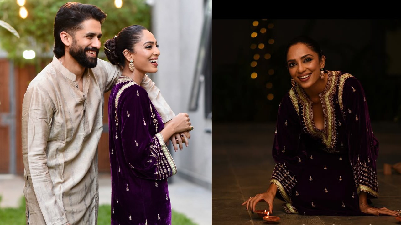 Sobhita Dhulipala Naga Chaitanya : పెళ్లి తర్వాత మొదటి దీపావళి.. నాగచైతన్యతో శోభిత స్పెషల్ ఫొటోలు..