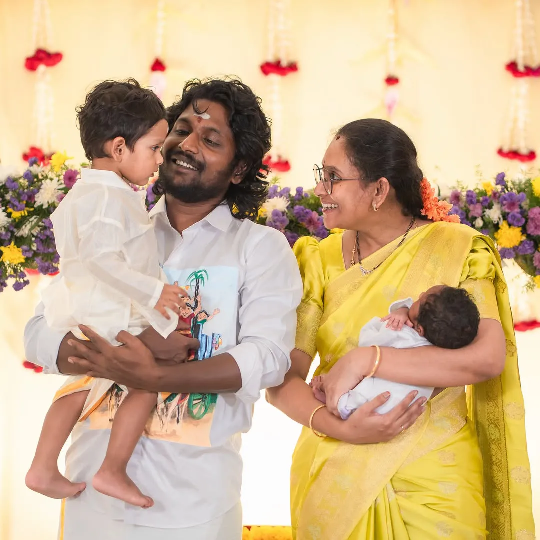 Actor Suhas Family Photos with his Two Sons