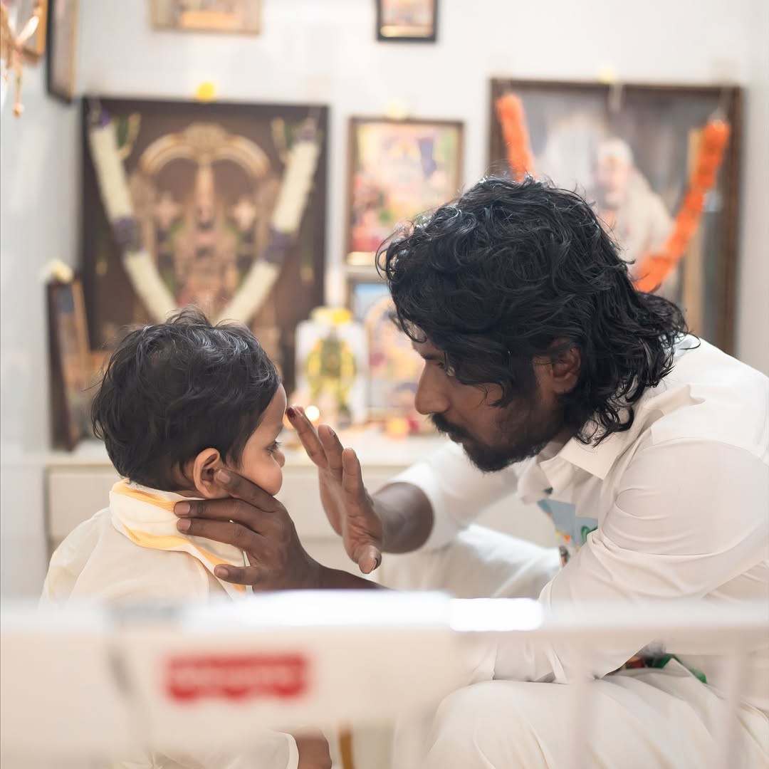 Actor Suhas Family Photos with his Two Sons