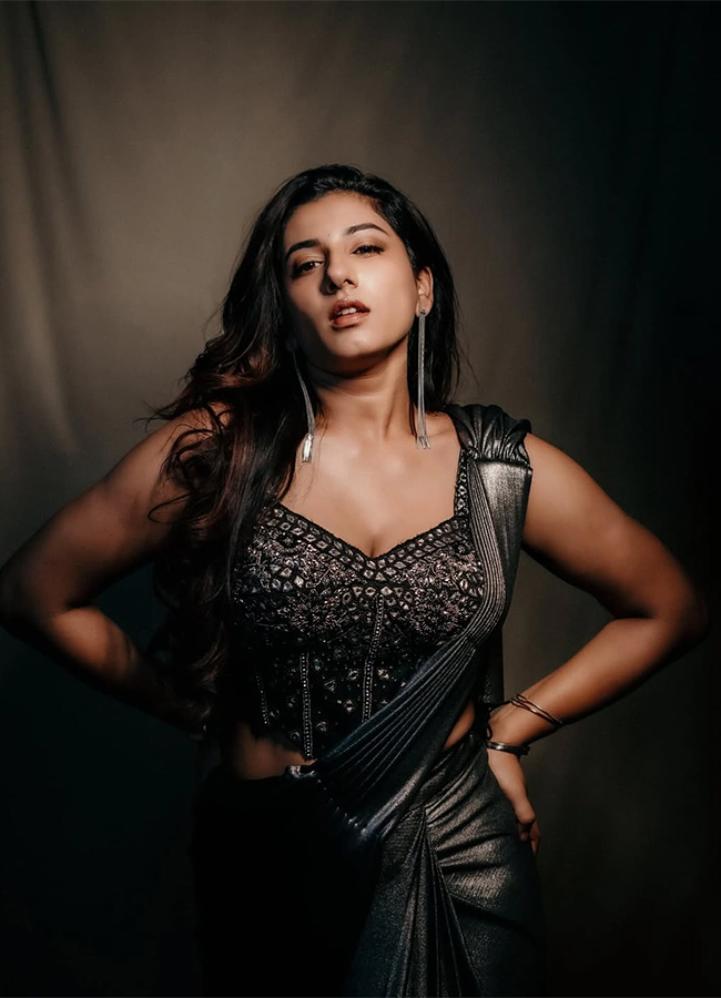 Hot anchor Vishnu Priya's latest photoshoot is going viral on social media.