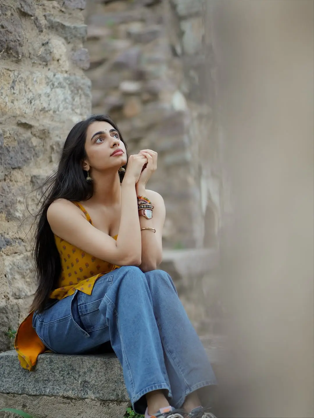 Tollywood heroine Manasa Chowdary latest photoshoot goes viral on social media