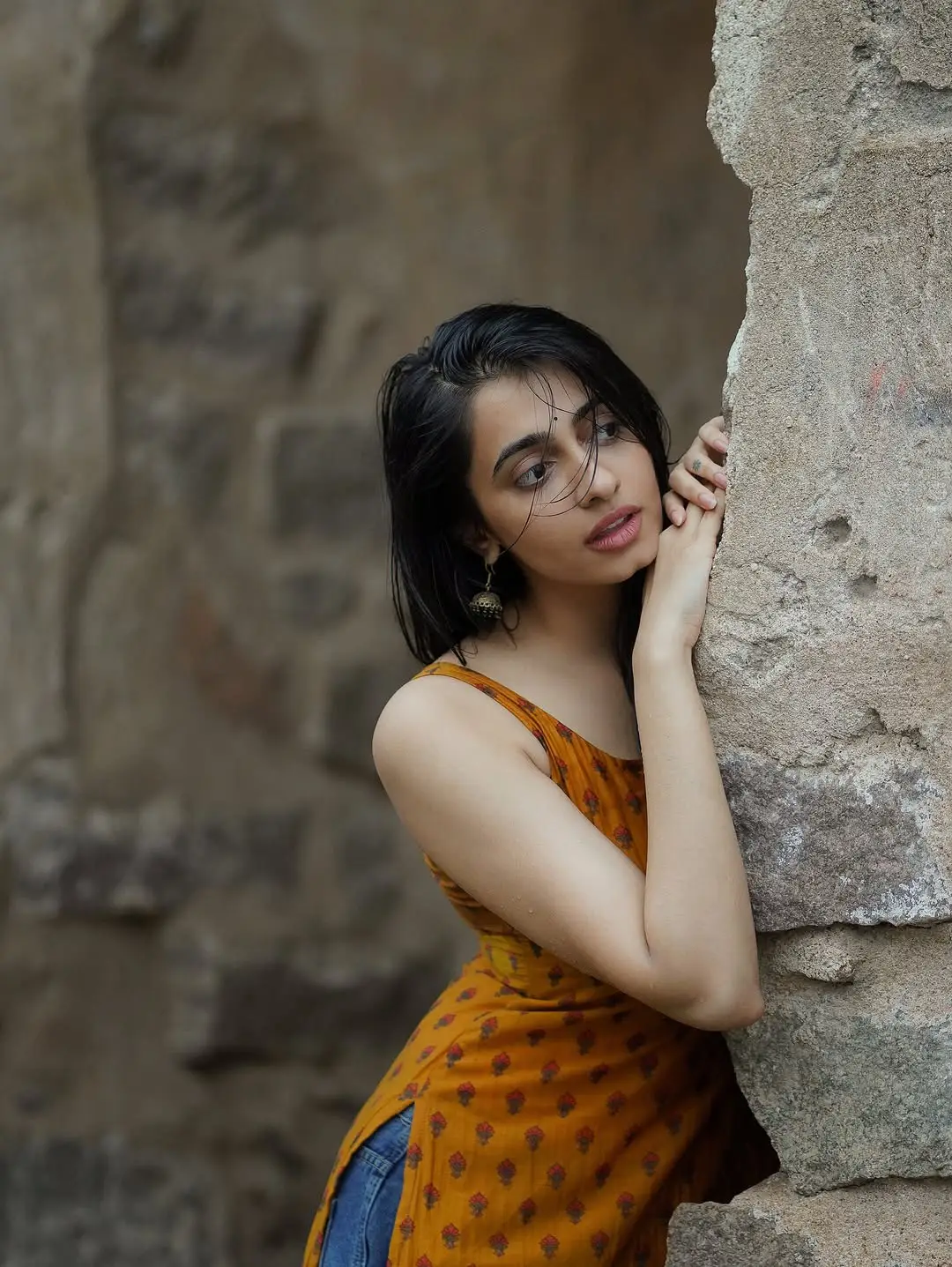 Tollywood heroine Manasa Chowdary latest photoshoot goes viral on social media
