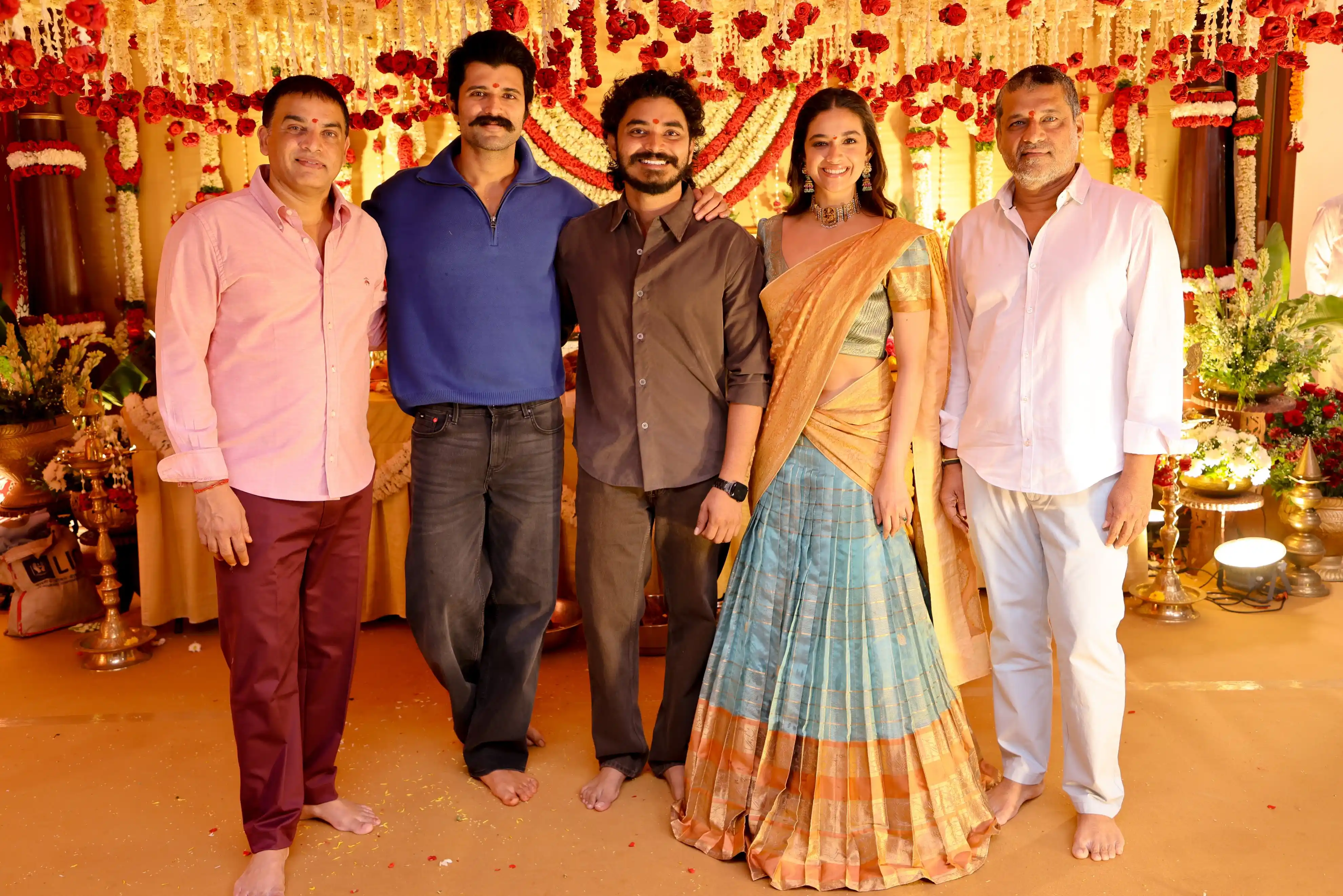 Vijay Deverakonda Keerthy Suresh New Movie Opening Pooja Ceremony