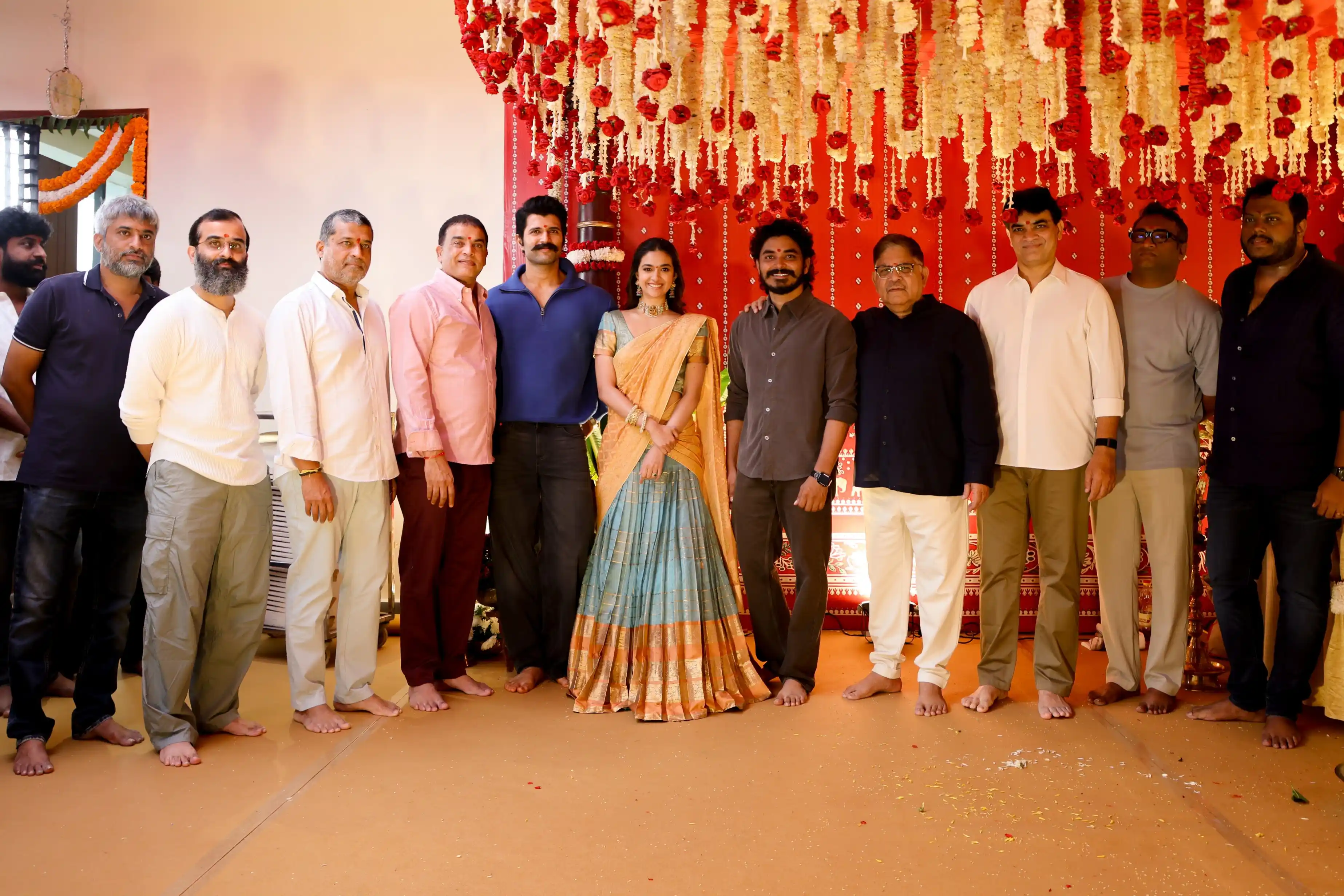 Vijay Deverakonda Keerthy Suresh New Movie Opening Pooja Ceremony