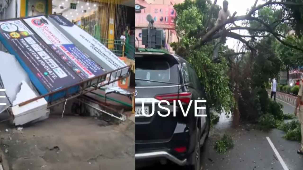Visakha Rains: విశాఖలో గాలివాన బీభత్సం.. భయపెడుతున్న భీకర గాలులు.. నేలకొరిగిన భారీ వృక్షాలు.. Visakha Rains: విశాఖలో గాలివాన బీభత్సం.. భయపెడుతున్న భీకర గాలులు.. నేలకొరిగిన భారీ వృక్షాలు..