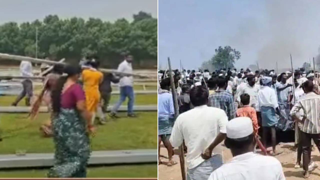 Visakhapatnam : ఏపీలోని పెదగంట్యాడలో టెన్షన్ టెన్షన్.. నిర్వాసితులు, పోలీసులకు తీవ్ర వాగ్వాదం.. కుర్చీలు విసిరికొట్టి ఆందోళన Visakhapatnam : ఏపీలోని పెదగంట్యాడలో టెన్షన్ టెన్షన్.. నిర్వాసితులు, పోలీసులకు తీవ్ర వాగ్వాదం.. కుర్చీలు విసిరికొట్టి ఆందోళన