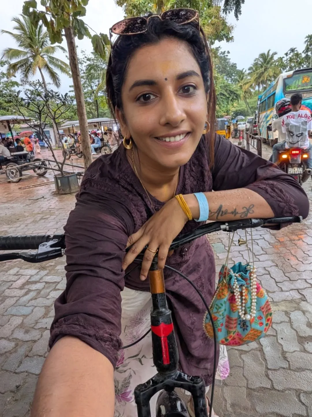 Vishnupriya Bhimeneni Went to Sadhguru Ashram