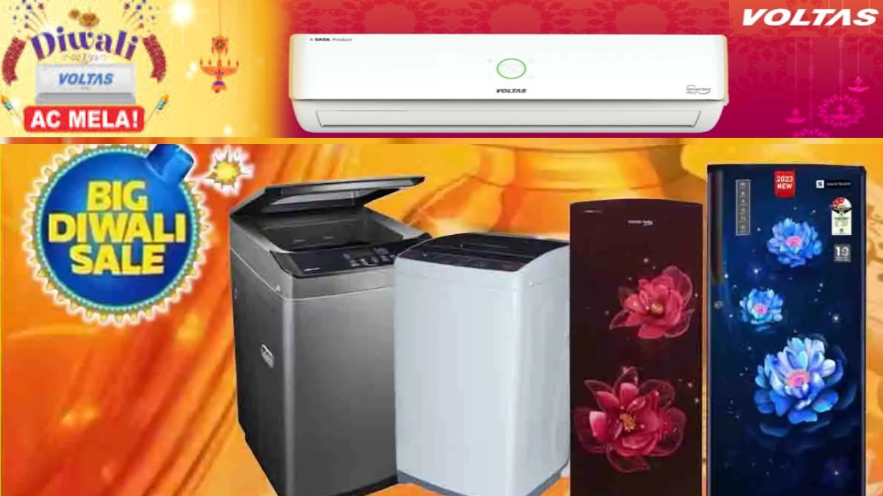 Voltas Diwali Dhamaka : వోల్టాస్ వార్షిక దీపావళి సేల్.. కొత్త ACలు, రిఫ్రిజిరేటర్లు, వాషింగ్ మిషన్లపై ఏకంగా 50శాతం డిస్కౌంట్.. ఇప్పుడే కొనేసుకోవడం బెటర్! Voltas Diwali Dhamaka : వోల్టాస్ వార్షిక దీపావళి సేల్.. కొత్త ACలు, రిఫ్రిజిరేటర్లు, వాషింగ్ మిషన్లపై ఏకంగా 50శాతం డిస్కౌంట్.. ఇప్పుడే కొనేసుకోవడం బెటర్!