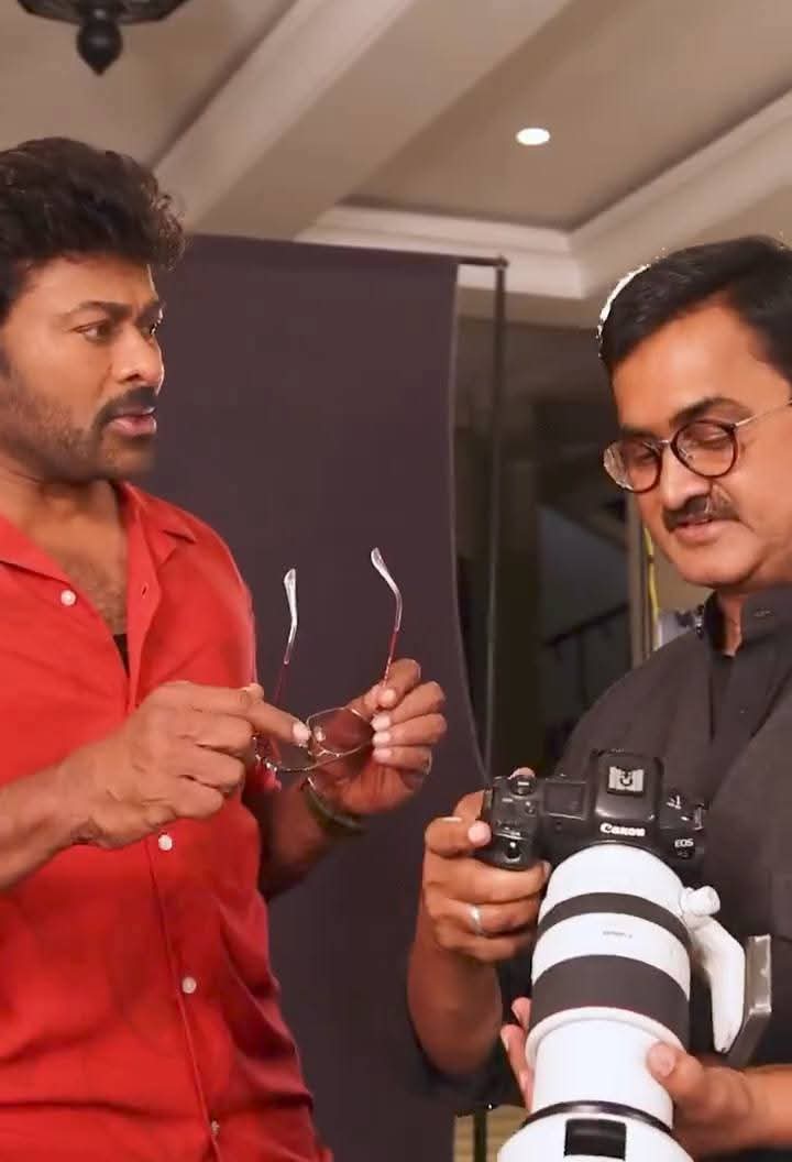 Megastar Chiranjeevi latest photoshoot goes viral on social media