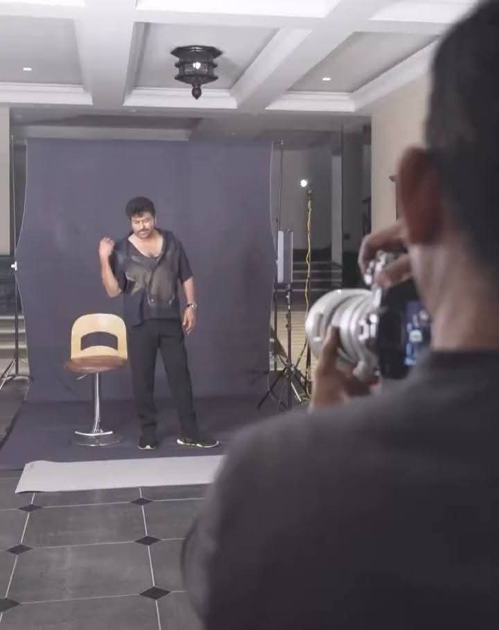 Megastar Chiranjeevi latest photoshoot goes viral on social media