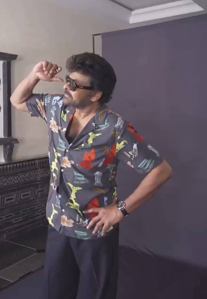 Megastar Chiranjeevi latest photoshoot goes viral on social media