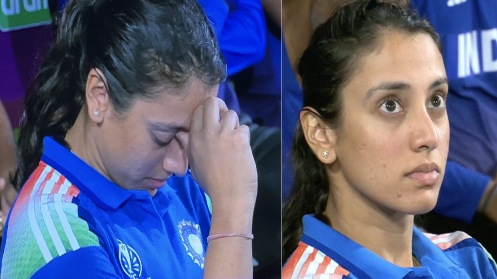 Womens World Cup 2025 Smriti Mandhana got emotional when India lost match against England