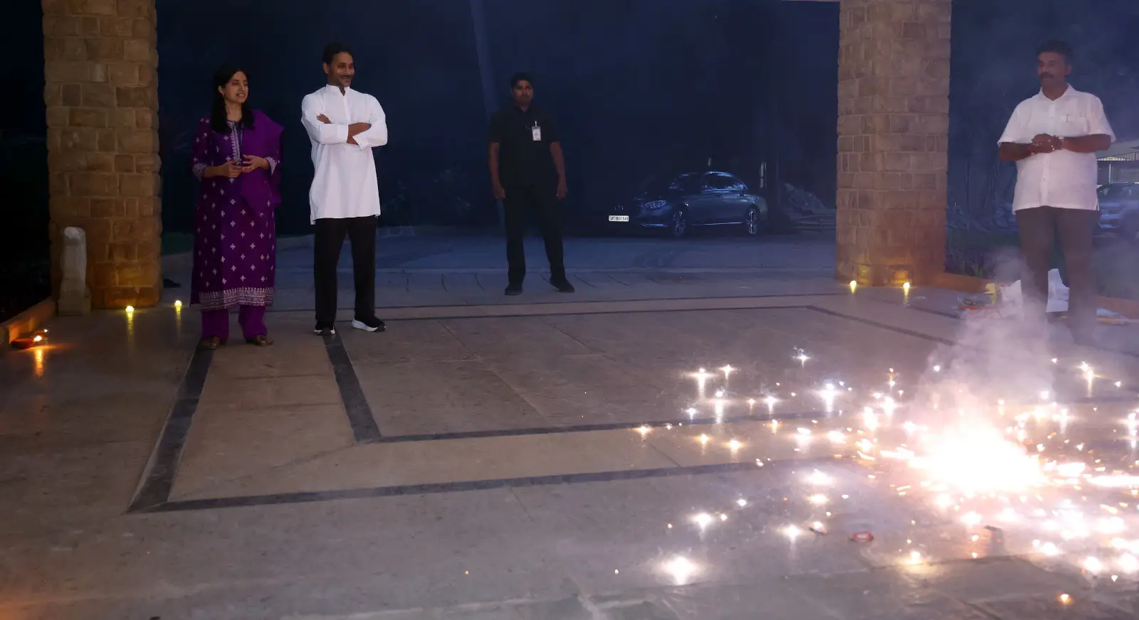 YS Jagan Deepavali Celebrations