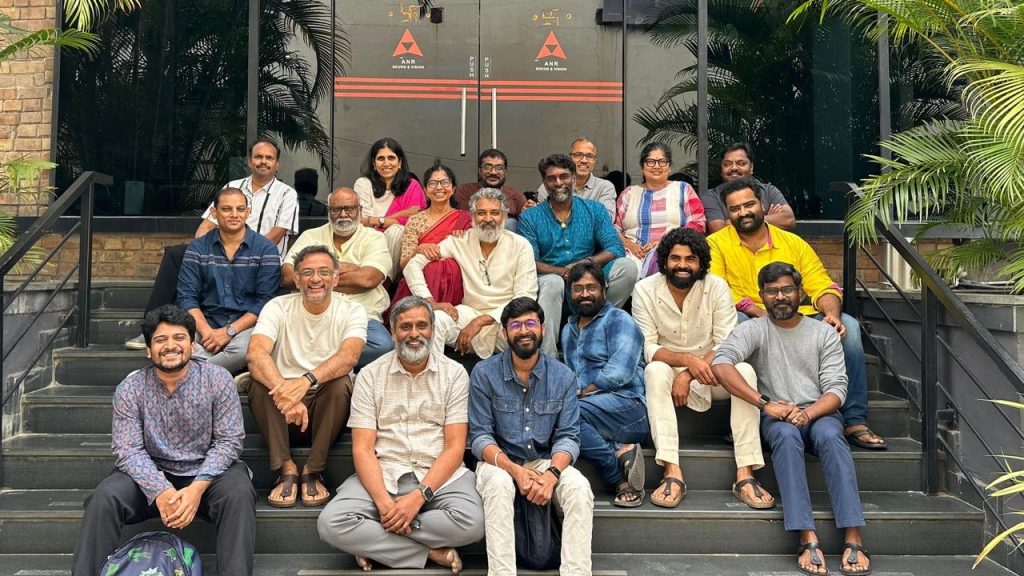 Baahubali The Epic Re Releasing Works Happening under Rajamouli Technicians Group Photo goes Viral
