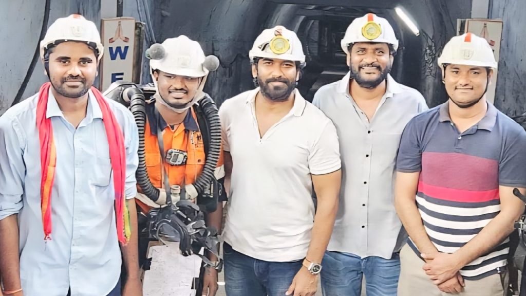 hero sagar new film is set in the backdrop of singareni coal mines