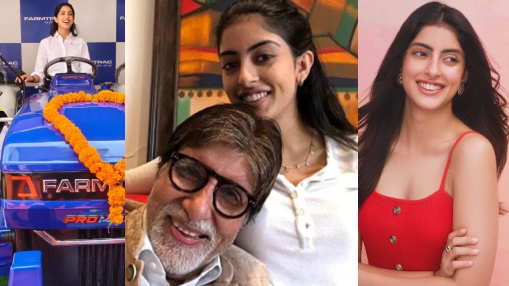 Navya Naveli Amitabh Bachchan Grand Daughter wants to do Tractors Business