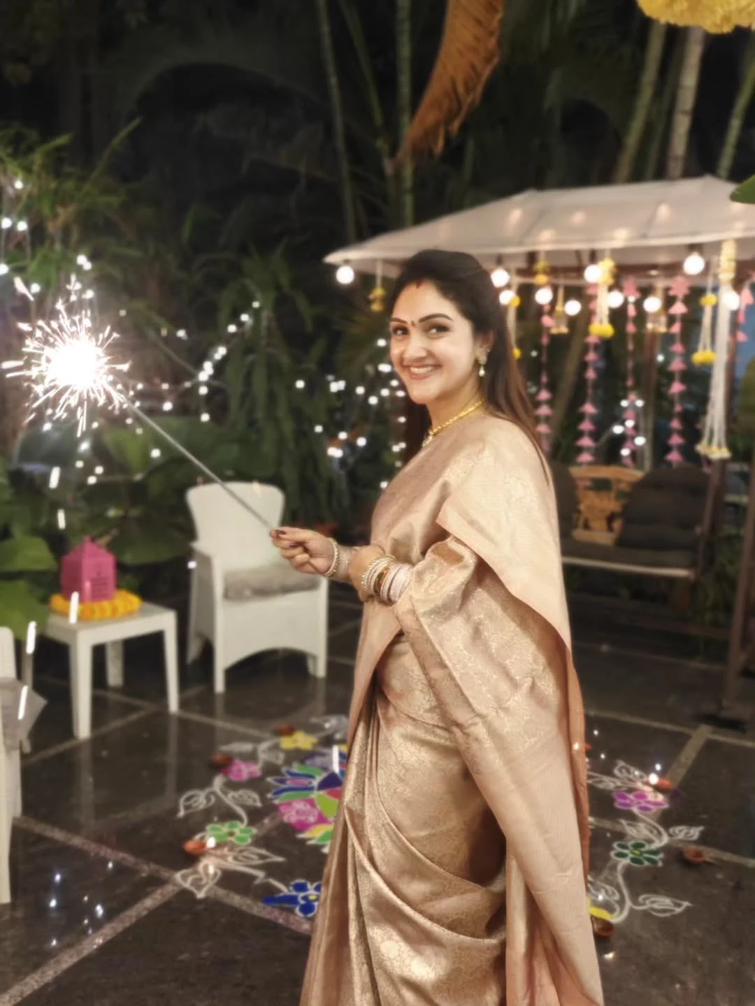 sridevi vijaykumar Diwali Celebrations with Family