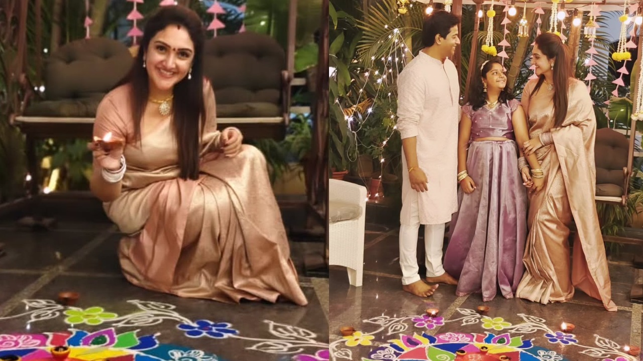 sridevi vijaykumar : ప్రభాస్ ఫస్ట్ హీరోయిన్.. శ్రీదేవి దీపావళి ఫొటోస్.. ఫ్యామిలీతో సరదాగా..