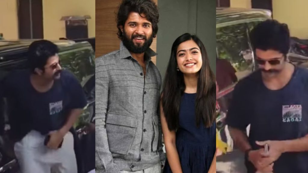 Vijay Deverakonda went to Puttaparthi after Engagement with Rashmika Mandanna