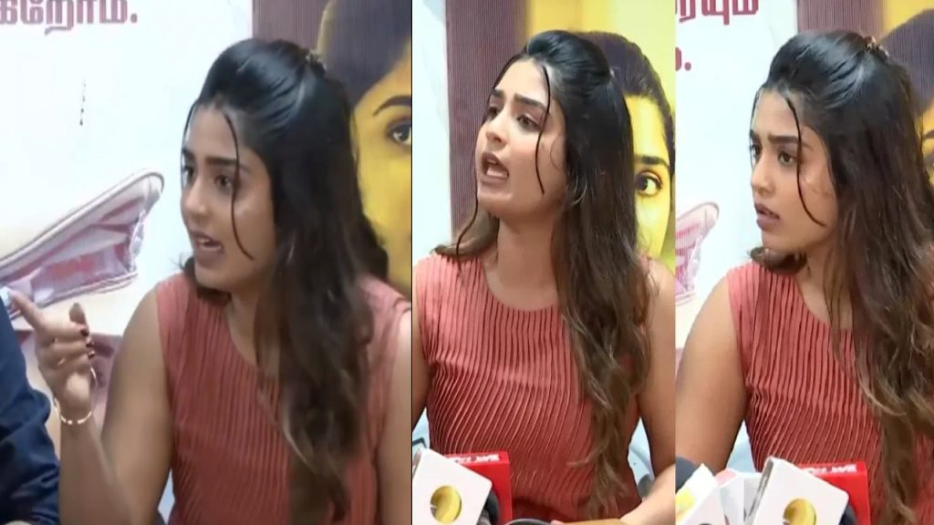 Actress Gauri Kishan gets serious about reporter asking about her weight