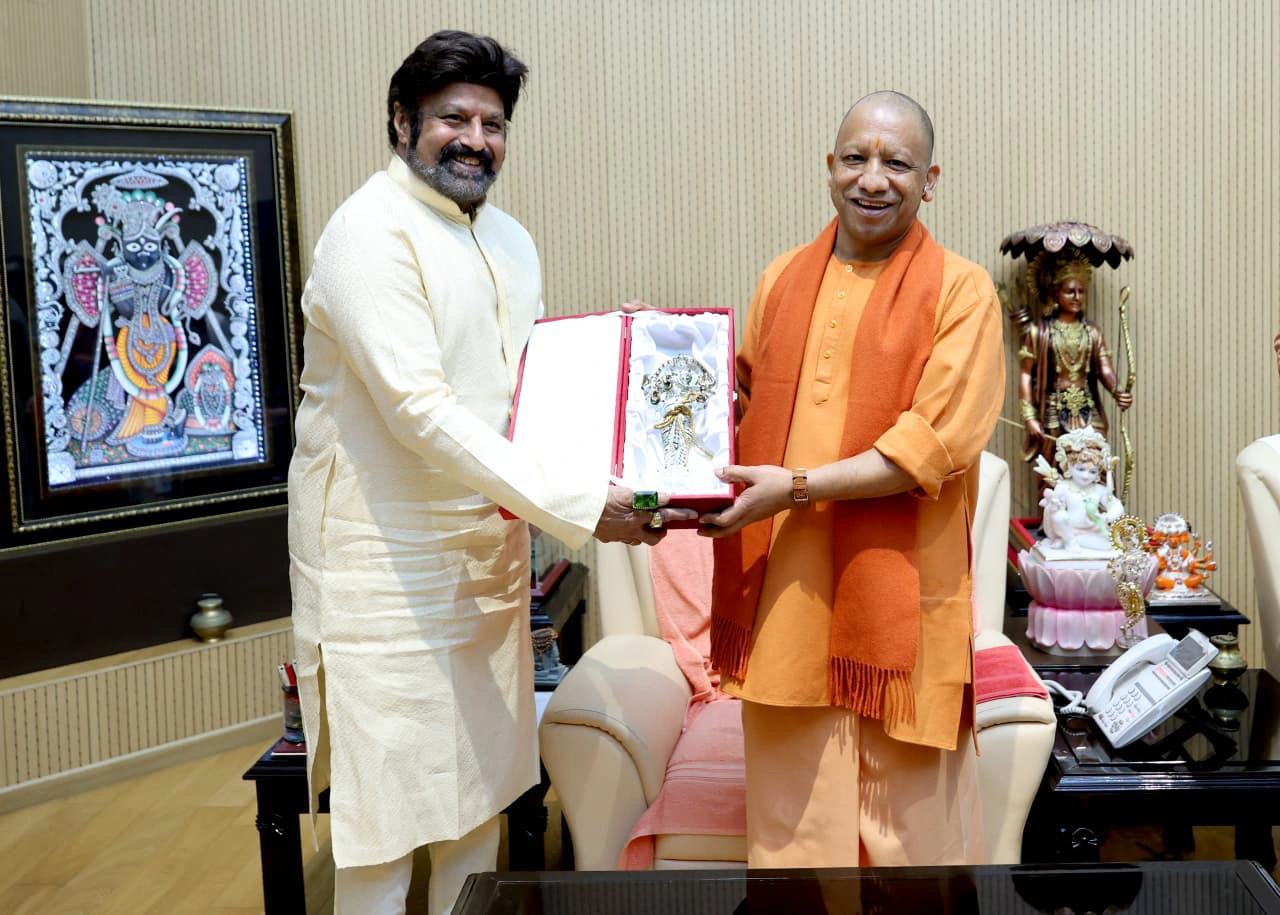 Balakrishna and Akhanda 2 Team Meets UP CM Yogi Adityanath