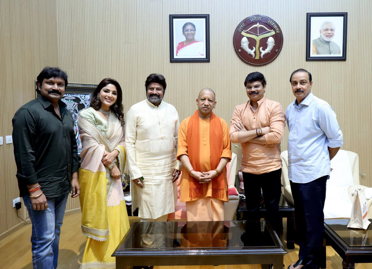 Balakrishna and Akhanda 2 Team Meets UP CM Yogi Adityanath