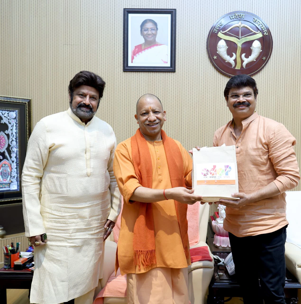 Balakrishna and Akhanda 2 Team Meets UP CM Yogi Adityanath